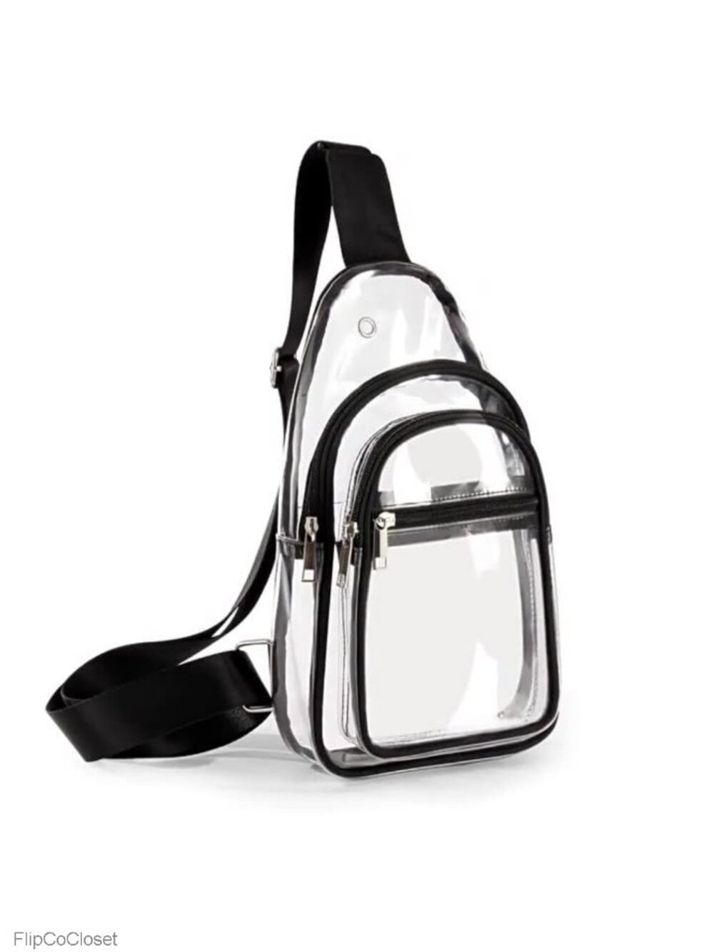 Clear Crossbody Bag Stadium Approved PVC Sling Purse